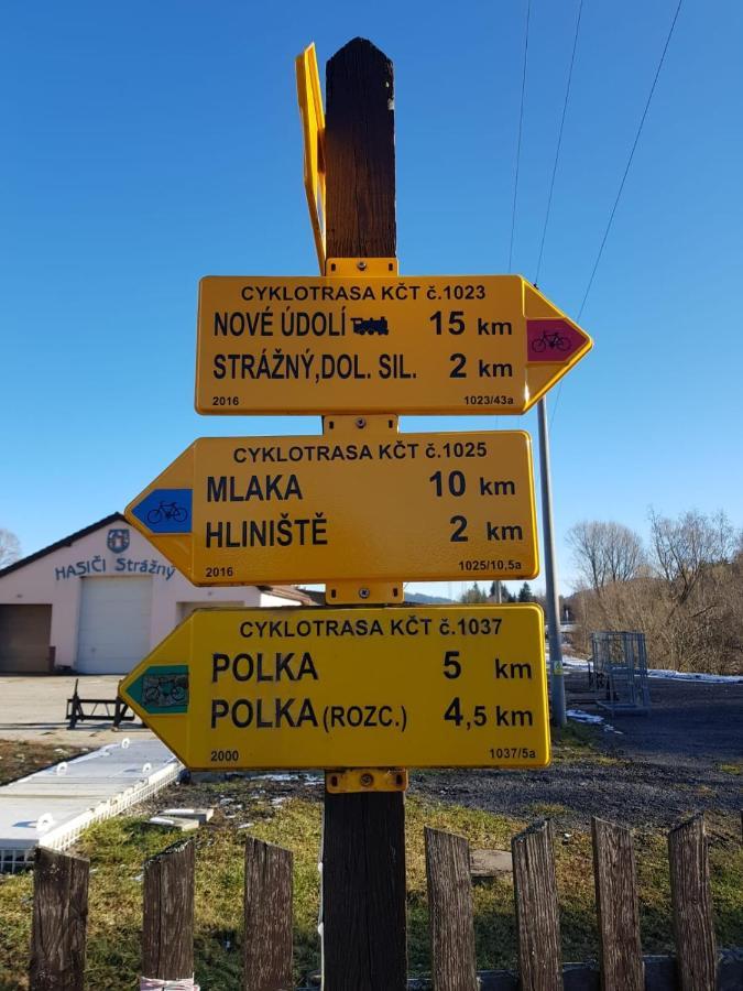 Pension A Restaurace U Sousedu Strazny Bagian luar foto