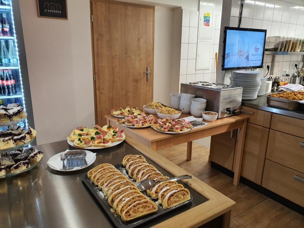 Pension A Restaurace U Sousedu Strazny Bagian luar foto